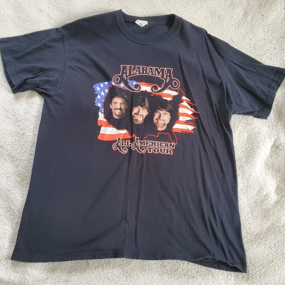 Alabama All American Tour T-Shirt, Sz XL